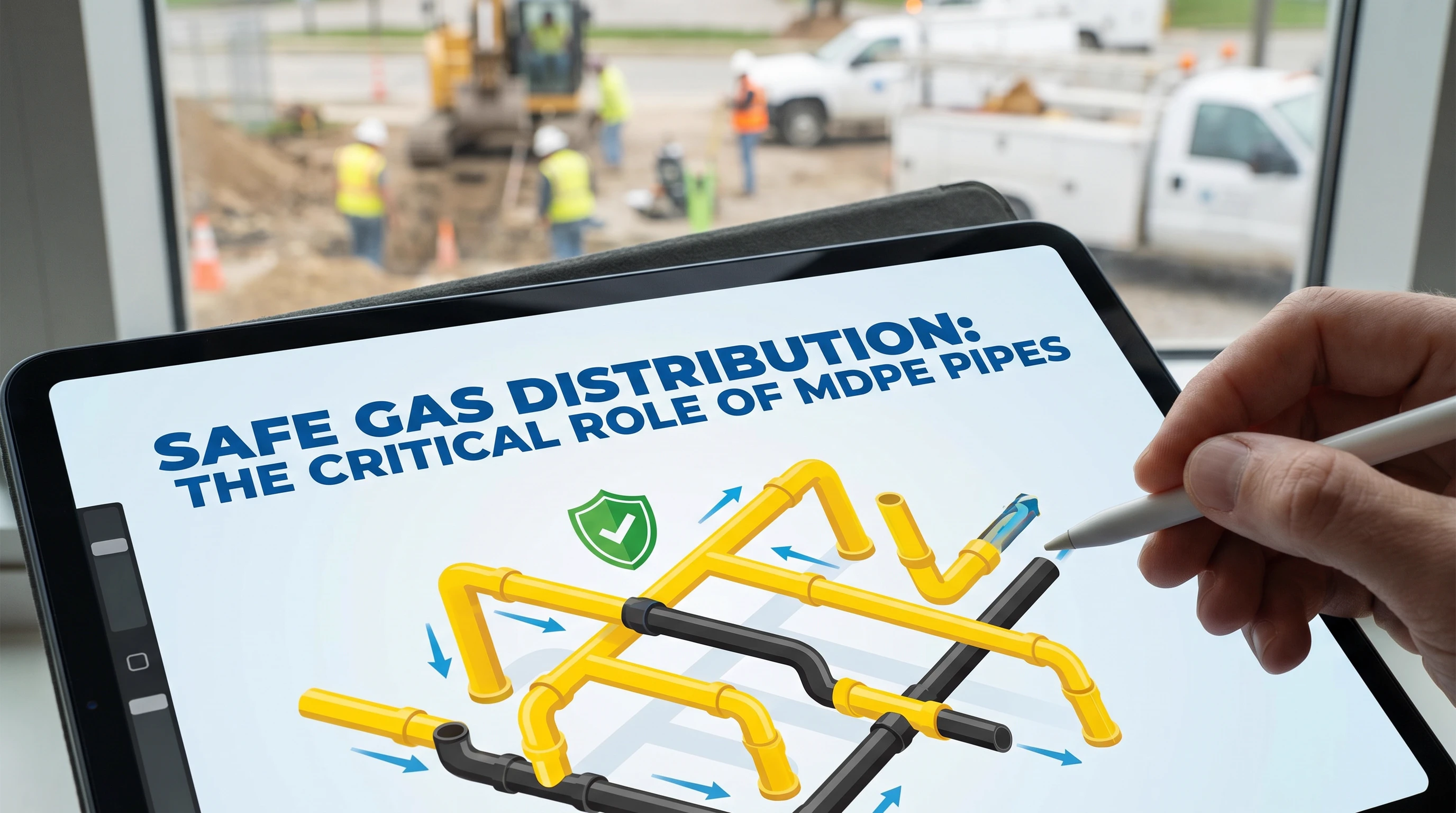 MDPE Pipes for Gas Distribution